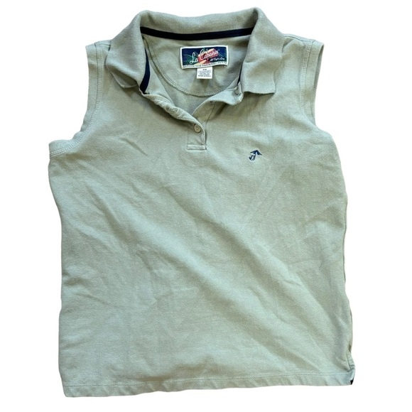 la Cabana Tops - La Cabana Vintage Green Polo Women’s Petite Small Vacation Golf Athletic Blouse